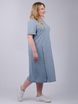 Платье "Волна", туман (М)