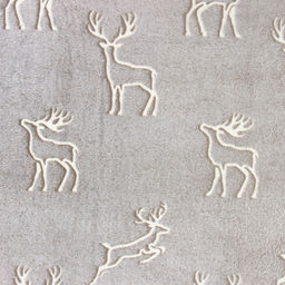 Плед светящийся в темноте «Этель. Олени», 200×220 см, корал-флис 220 г/м²