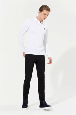 U. S. Polo Assn / Мужские черные брюки из плотной ткани