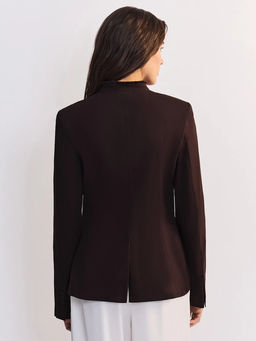 Приталенный жакет из хлопка / Zarina  фото 6