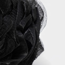 Мочалка для тела SAVANNA «Нежность», 90 г, тубус в подарок, чёрная