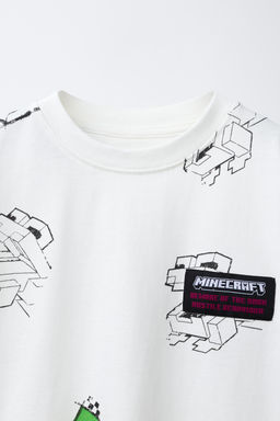 CAMISETA ESTAMPADO MINECRAFT  MOJANG AB.  / Blanco - Zara фото 3