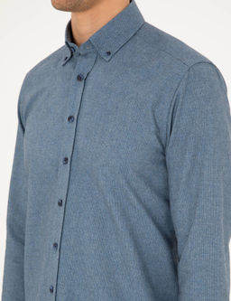Mavi Slim Fit Uzun Kollu G_mlek - Pierre cardin фото 7