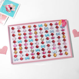 Цена за 100 шт. Кольцо «Выбражулька» радости, форма МИКС, цвет МИКС в серебре, безразмерное