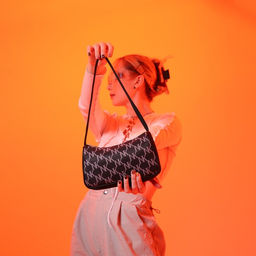 Сумка багет из текстиля, Nazamok, 23*13*5 см  фото 10