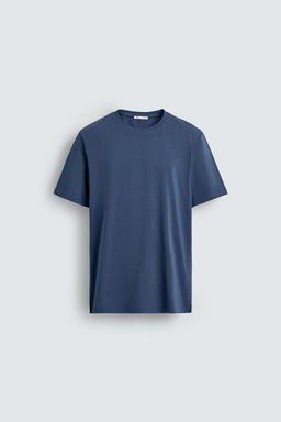CAMISETA SLIM FIT B?SICA / Azul - Zara фото 6