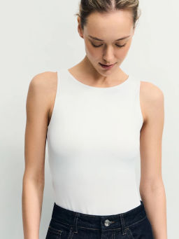 Базовое боди без рукавов ZR2604013407-1 / Zarina