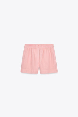 100% LINEN SHORTS ZW COLLECTION - Zara фото 6