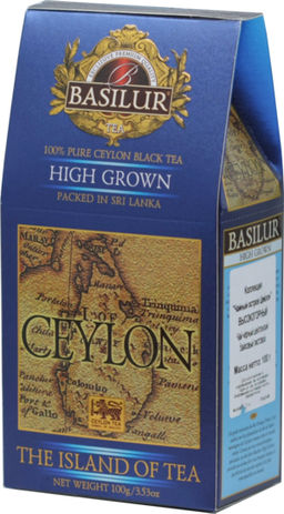 BASILUR. Чайный остров. High Grown 100 гр. карт.пачка  фото 2