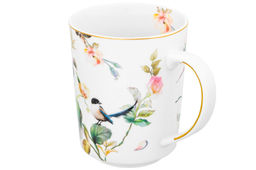 Кружка 360 мл 12*8,5*10,5 см Певчие птички NEW BONE CHINA - Elan gallery фото 5