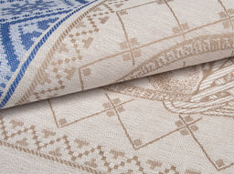 17с102-ШР 49*90 Полотенце "Корзина" цв синий рис 861