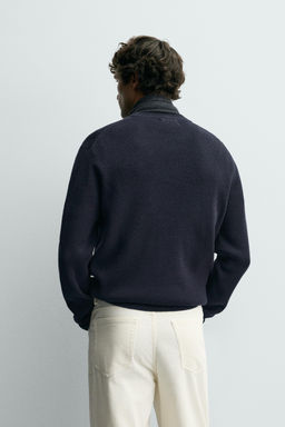 TEXTURED JUMPER WITH WOOL - Zara фото 3