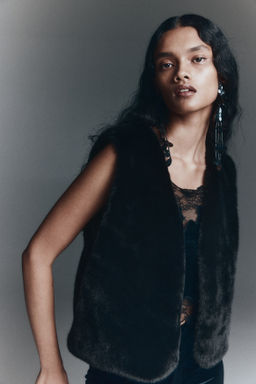 Chaleco efecto pelo - H&m фото 6