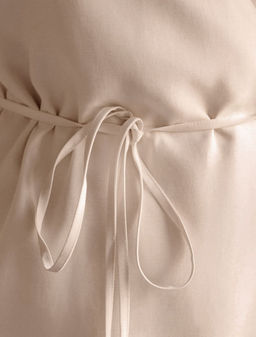 Жилет на запАх с поясом из плотного лиоцелла - Vilatte фото 2