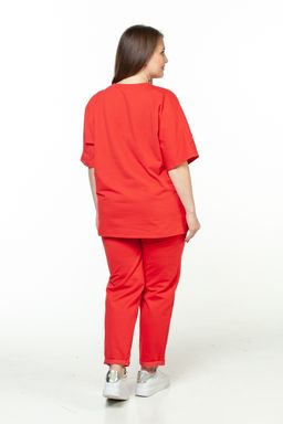 Туника футер 2-х нитка 4120/01/Красный