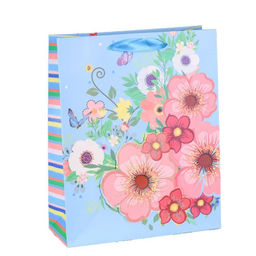 Цена за 12 шт. Пакет подарочный 32x26x10 / 8821M /уп 12/480/ (Голубой) - Галеонтрейд фото 4