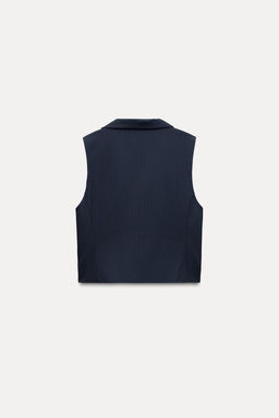 FITTED PINSTRIPED WAISTCOAT - Zara фото 6