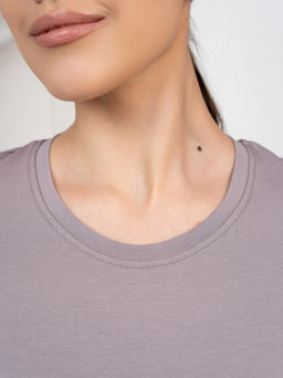 Футболка женская Grande, цв. Сиреневый - светлый