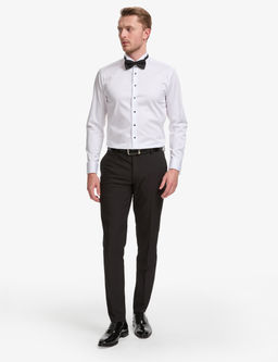 Beyaz Slim Fit Smokin G_mlek