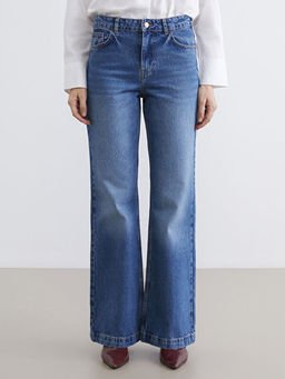 Flare Kad?n Jean Pantolon