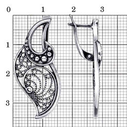 СЕРЬГИ 34014646 - Красная пресня фото 2