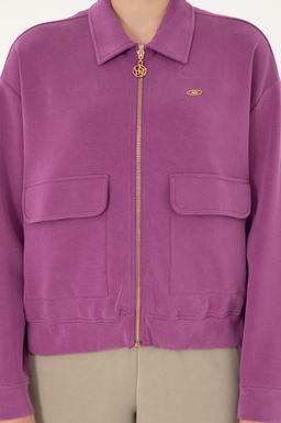 Женский фиолетовый свитшот Неожиданная скидка в корзине - U.s. polo assn фото 6