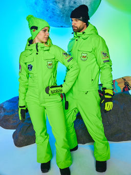 Женский сноубордический горнолыжный комбинезон Alpha Endless Aeternitas 223/2305 FAG - Салатовый  фото 50