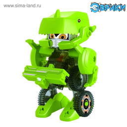 Робот 4 в 1 Динобот, электронный конструктор, на батарейках - Эврики фото 12