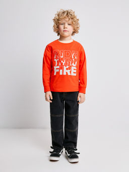 ACOOLA / Джемпер детский для мальчиков Bolger красный  фото 5