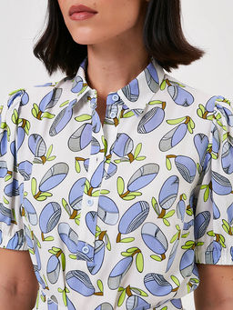 Платье ярусное из вискозы