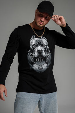 8514/1 Футболка с длинным рукавом мужская