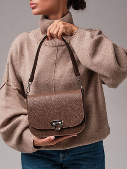 Сумка кожаная Azaro 30741 коричневый какао