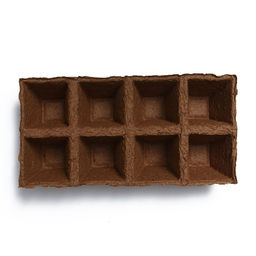 Цена за 2 шт. Кассета для рассады, 30×15×8 см, 8 ячеек по 150 мл, 6×6 см, торф, набор 3 шт.