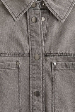 Camisa denim de corte holgado - H&m фото 7