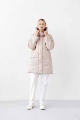 Куртка женская зимняя 25655 (серый опал) - Kankan фото 10