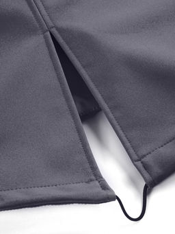 Парка спортивная женская с капюшоном softshell темно-серого цвета 9568TC - Mtforce фото 30