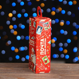 Цена за 10 шт. Коробка подарочная складная Новая почта 10 х 6 х 21 см - Simaland фото 4