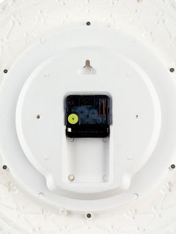 Часы настенные классические Полевые цветы, бесшумные, плавный ход, d=38 см, золотистые, от батарейки 1?АА