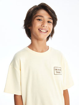 Bisiklet Yaka Tok Kuma? Erkek ?ocuk Ti??rt - Waikiki фото 3