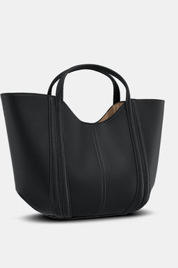 MINI CITY BAG WITH TOPSTITCHING - Zara фото 2