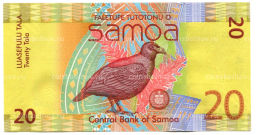 Банкнота 20 тала 2017 года Самоа