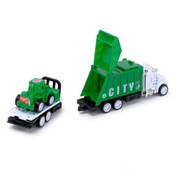 Грузовик инерционный Городские службы с трактором, МИКС - Simaland фото 3
