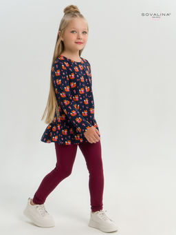 Костюм Алиса лисята на синем-марсала - Sovalina фото 17