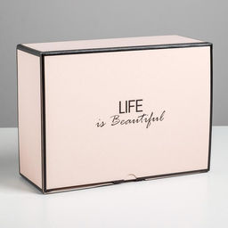 Коробка подарочная сборная, упаковка, Believe, 26 х 19 х 10 см