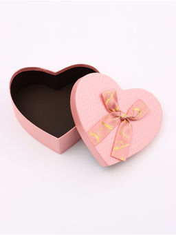 Набор подарочных коробок сердце 3 в 1, розовый с бантом, 22?20?9; 18.5?17?7.5; 16?14?6 см