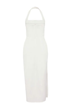 TRENDYOLMILLA Siyah Vucuda Oturan Dokuma Elbise TPRSS24EL00136 фото 29