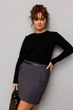 Джемпер ANELLI 1385 ежевика