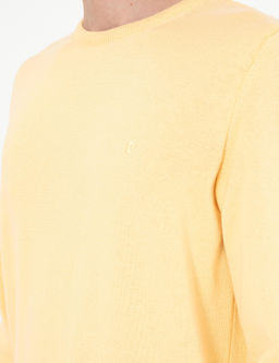 A__k Sar_ Slim Fit Bisiklet Yaka Basic Triko Kazak - Pierre cardin фото 7