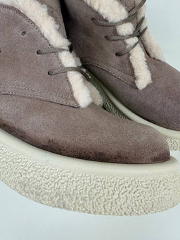 Ботинки 308.агатаw. капучино замша уценка