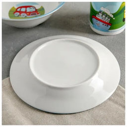 Набор Транспорт 3 предмета (тарелка 19 см, миска 18 см, кружка 240 мл) в под. уп. арт.MFK04001 /МФК/  фото 10